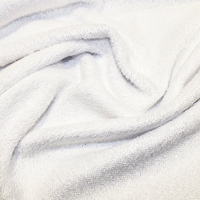 Bamboo Towelling - White