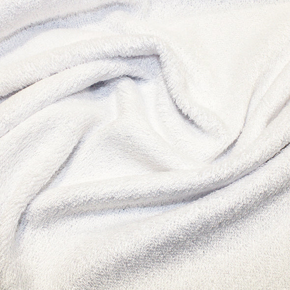 Bamboo Towelling - White