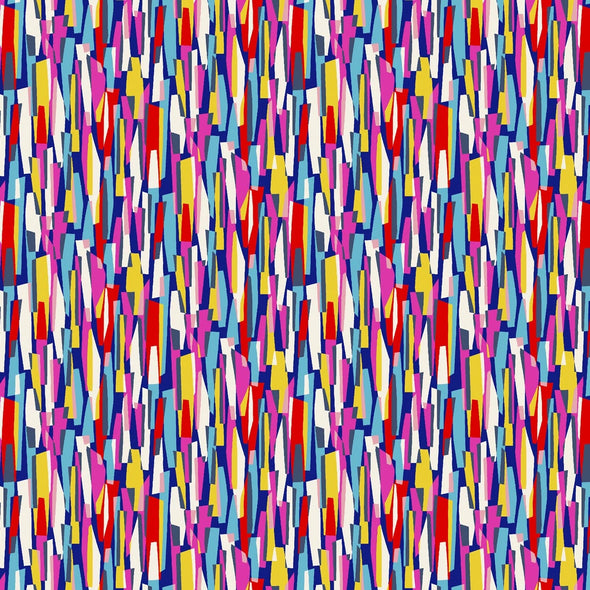 Dashwood Kaleidoscope Red - Cotton Lawn