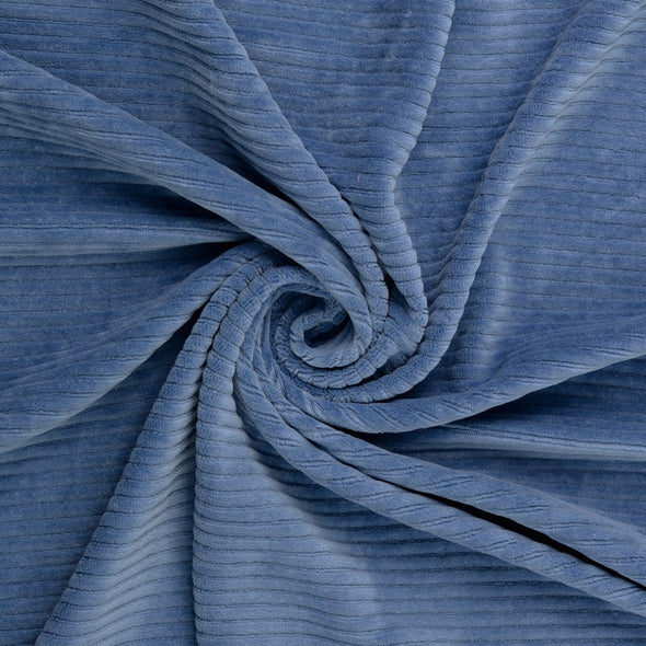 Denim Stretch Velour