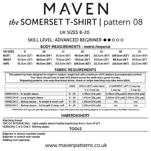 Somerset Top by Maven Patterns