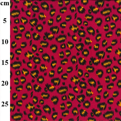 Raspberry Roar - Viscose Print