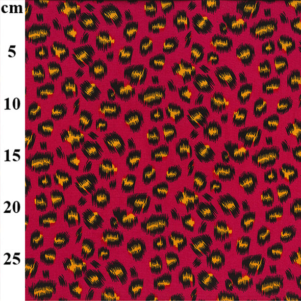 Raspberry Roar - Viscose Print