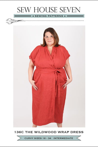The Wildwood Wrap Dress by Sew House Seven [16-34 Sizes]