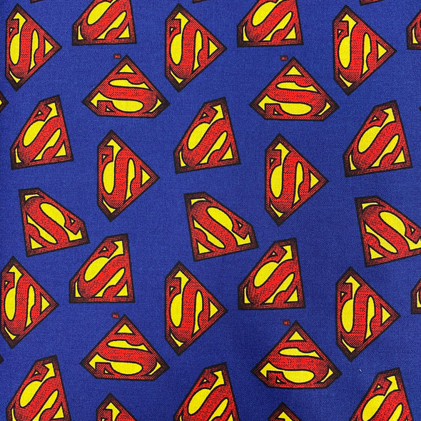 Superman Logo - Cotton Print